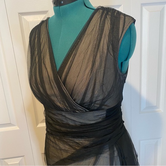 NWOT London Times Formal Elegant Little Black Dress. Plus Size 14 - Picture 13 of 13